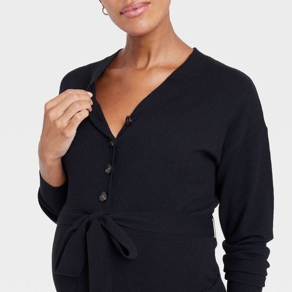 Isabel Maternity by Ingrid & Isabel Long Sleeves N Black - Picture 4 of 4